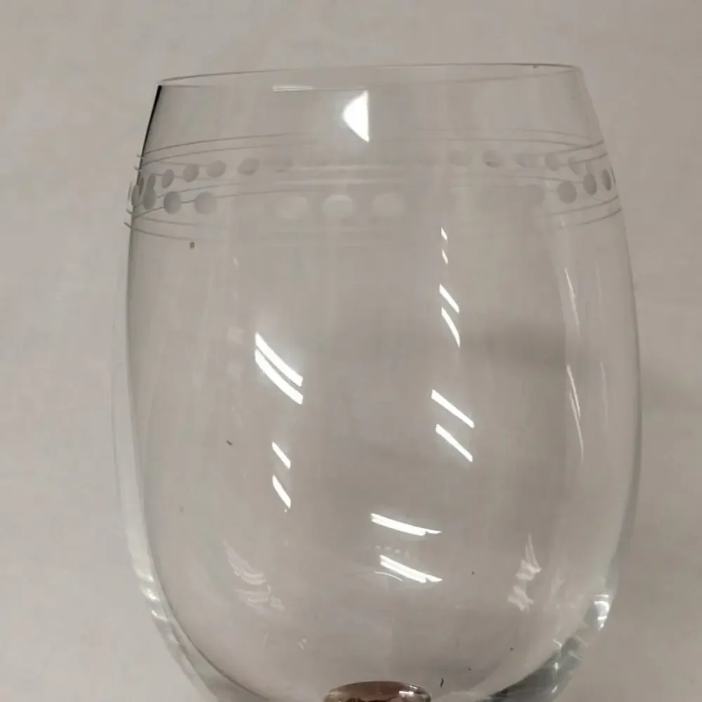 Cristal d'Arques-Durand Sterling Pattern Decanter and 5 Wine Glasses Set